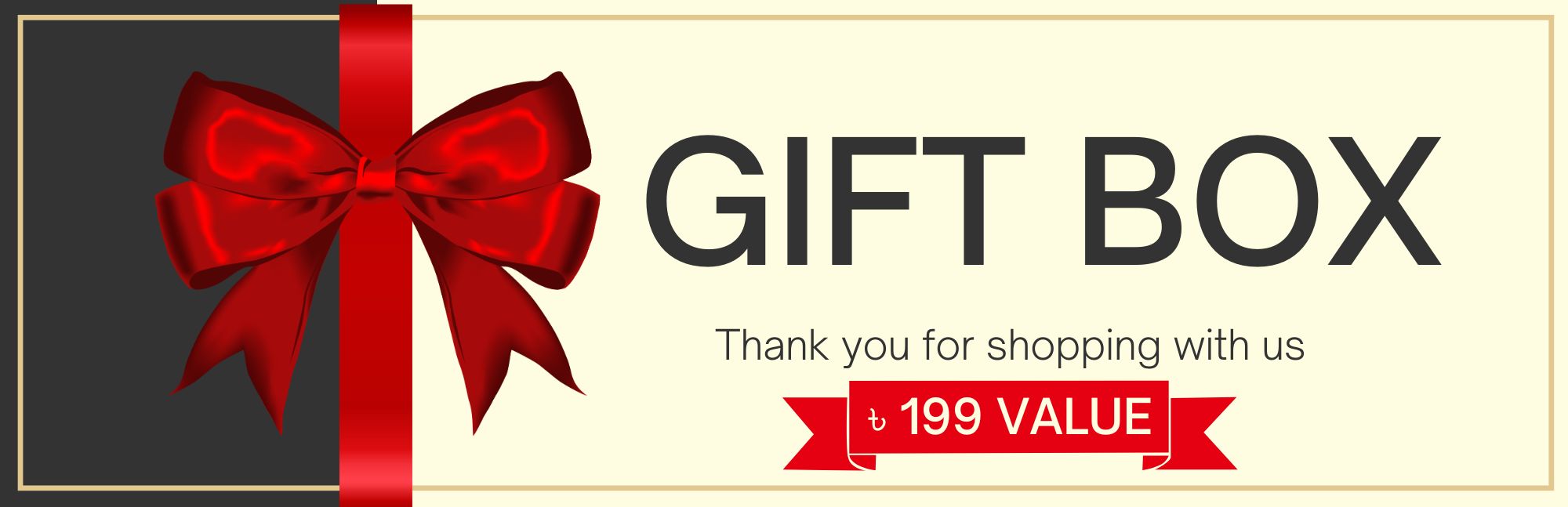 Cream Red Gray Modern Gift Voucher Ticket (1)